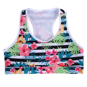 Sublimation Front Women's <b>Plus</b> <b>Size</b> High for Spandex/Polyester 220 GSM Quick Dry Eco-Friendly Sports <b>Bra</b> for Gym Yoga Fitness - Product Image 2