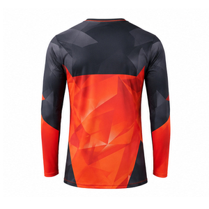 Nueva Camiseta de Motocross Deportiva Transpirable de Secado Rápido con Logotipo Personalizado, Material de Poliéster Sublimado - Product Image 3