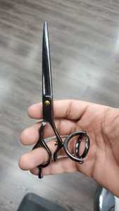 Ciseaux à cheveux professionnels en acier inoxydable japonais de 6 pouces avec anneaux pivotants, ciseaux de salon de coiffure, ciseaux de barbier professionnels - Product Image 6