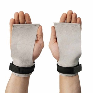 Nayab Industries - Agarraderas de Cuero Duraderas para Fitness con Cierre de Gancho y Bucle, Protección Avanzada para Dominadas, Levantamiento de Pesas y Gimnasio - Product Image 4