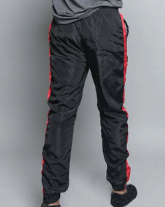 Pantalones Deportivos de Nylon Ajustados para Hombre, Cintura Elástica, Resistentes al Viento, con Franja Lateral, Ropa Deportiva, Fabricación Personalizada - Product Image 4