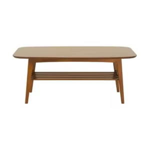 Table basse de design moderne et contemporain en bois massif de teck pour salon, patio, hôtel, prête à l'emploi - Product Image 6