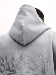 Sudaderas Extra Grandes para Hombre con Logotipo Bordado Personalizado, Hechas con Material de Algodón Suave, Relajadas y con Diseños Totalmente Personalizados - Product Image 4