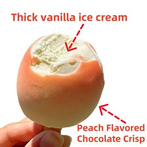 <span class=keywords><strong>Prix</strong></span> d'usine Viral <span class=keywords><strong>TikTok</strong></span> 3D Forme Crème glacée à saveur de pêche 75g Crème glacée au chocolat en forme de fruit - Product Image 3