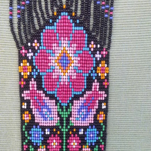 WHOLESALE BOHO style BUkrainian <b>Beaded</b> Necklace <b>Set</b>: Crane Bird Floral Ethnic Jewelry Traditional Beadwork FOR PARTY,CHRISTMAS - Product Image 4