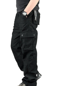 Pantalons cargo pour hommes à bas prix, pantalons cargo en coton, pantalons cargo multi-poches, streetwear décontracté, pantalons cargo OEM en gros - Product Image 1