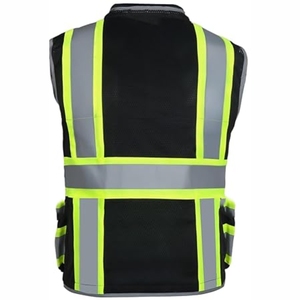 Chaleco de Trabajo con Capucha para Hombre, Informal, Transpirable, con Múltiples Bolsillos, Cierre de un Solo Botón, para Otoño, Impermeable, para Exteriores - Product Image 6