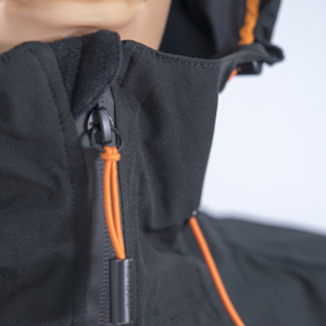 เสื้อแจ็คเก็ตกันลมบุผ้าแบบมีซิปสำหรับผู้ชายและผู้หญิง คอตั้ง กันน้ำ เป็นมิตรกับสิ่งแวดล้อม ผลิตจากโรงงานขายส่ง - Product Image 4