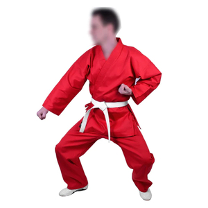 Rohzen Sports Men's Karate Uniform <b>Set</b> 240g Polyester/Cotton Breathable Quick Dry Stretch Reinforced Stitching Training Apparel - Product Image 3