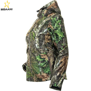 Outerwear Women's Hunting <b>Jacket</b> | Mild Climate, Windproof <b>Sherpa</b>-<b>Lined</b> Coat with Removable Hood & DWR Finish - Product Image 4