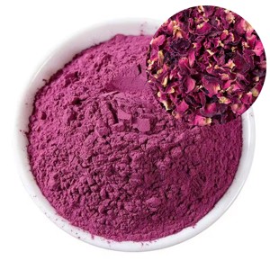 Poudre de pétales de rose 100% pure et naturelle pour favoriser l'éclat de la peau, la digestion et les boissons bien-être rafraîchissantes, poudre de rose comestible de qualité supérieure - Product Image 4