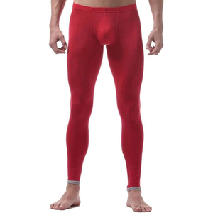 High Quality Men's Compression Athletic <b>Leggings</b>-<b>Seamless</b> Breathable Spandex/Nylon Base Layer Elastic Waistband for Fitness - Product Image 3
