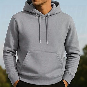 Men Cotton Hoodie Soft Midweight Fleece Pullover Hooded Sweatshirt Cozy Durable Everyday Fashion Hoodie Casual Sports Outdoor - Product Image 4