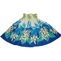 Jupe Hawaïenne Hula Brodé Personnalisée OEM pour l'Automne, en Tissu Doux et Respirant, Costume de Danse Florale Tropicale pour Festival Culturel