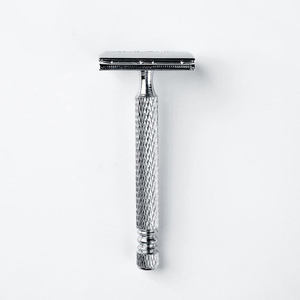 Maquinilla de Afeitar de Seguridad Profesional de Alta Calidad de Acero Inoxidable con Doble Hoja para Hombre, para Afeitar Cara/Cuerpo/axilas, No Desechable - Product Image 3