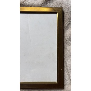 Aluminum Photo <b>Frame</b> <b>with</b> Embossed Floral Design Tabletop Vertical Orientation Handmade Metal <b>Frame</b> - Product Image 3