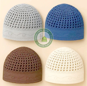 หมวกสวดมนต์มุสลิมผู้ชายหมวก kufi อิสลามส่งออกทั่วโลกจากบังคลาเทศทุกฤดูกาลสะดวกสบายและปรับได้ทำด้วยมือ - Product Image 4