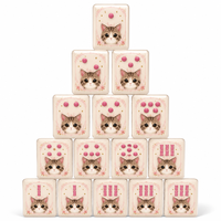 Kit de jeu complet tout-en-un bien conçu pour les loisirs intérieurs relaxants et les rassemblements de famille, jeu de mahjong