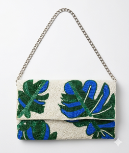 Luxury Handmade Beaded <b>Clutch</b> for Women Designer Embellished Evening Party <b>Bag</b> Wedding <b>Bridal</b> Ethnic Potli Style Purse - Product Image 3