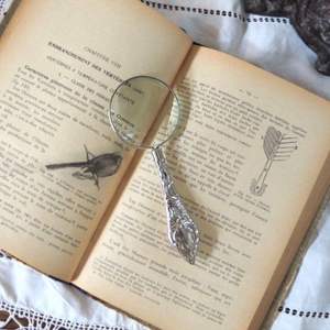 Lupa de Mano Profesional de Latón con Lente de Alta Claridad para Leer Libros, Periódicos, Mapas, Joyas, Monedas, Manualidades e Inspecciones - Product Image 1