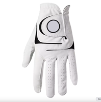 Gants de golf sportifs respirants antidérapants en cuir véritable pour hommes, taille plus, confortables, personnalisés OEM
