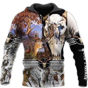 Sudadera con Capucha para Hombre, Estilo Moderno con Estampado 3D de Animales de la Selva, 100% Algodón, Forro Polar, Informal, para Invierno - Product Image 3