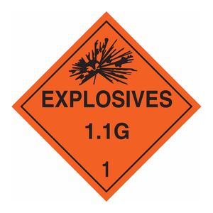 Señal de Seguridad Brady Explosives 11G 1 para Áreas de Advertencia en Interiores y Exteriores - Product Image 2