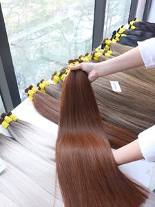 Extensiones de cabello humano liso Natural Super doble dibujado a granel vietnamita crudo 100% envío rápido - Product Image 4