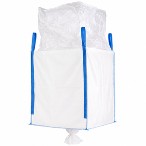 Food Grade Industrial <b>1</b> <b>Tonne</b> FIBC Ton Big <b>Bag</b> PP Woven Form Fitted Bulk Container <b>Bag</b> Discharge Spout For Fine Powder - Product Image 1