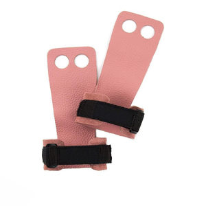 Sangles de gymnastique réglables à 2 trous avec fermeture auto-agrippante pour la musculation et l'entraînement en force, antidérapantes en néoprène - Product Image 2