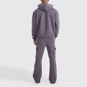 Nuevo Conjunto Deportivo de Forro Polar para Hombre, Hecho en Pakistán, con Capucha, Casual, Impermeable, Lavado al Ácido, para Invierno - Product Image 2