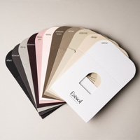 Estsol – Emballage individuel rigide en papier avec impression de logo personnalisé pour foulards, chaussettes et lingerie – Vente en gros