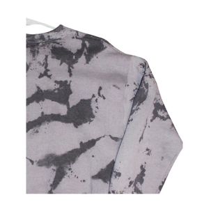 Oversized Men’s Bleach Wash Sweatshirt Crew Neck Distressed Tie-Dye Fashion Pullover - Product Image 4