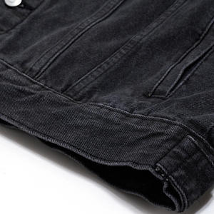 Custom <b>Denim</b> <b>Jacket</b> Autumn/Winter Button Casual Stone Wash Eco-Friendly Windproof Quick Dry Breathable <b>Lightweight</b> Fashion - Product Image 6