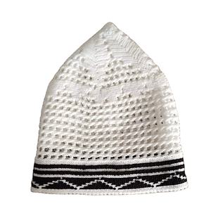 Gorros Kufi de Oración Musulmana Islámica Árabe para Hombre, 100% Algodón, Bordado Ajustable, para Todas las Temporadas, de Bangladés - Product Image 3