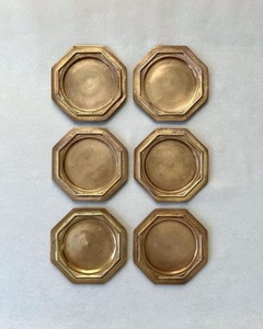 Handmade Vintage Style Metal <b>Coasters</b> Set For Home Decoration Wedding Gifts Restaurant And Bar Table Accessories - Product Image 1