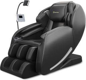 Moderna Silla de Masaje de Cuerpo Completo 4D con Gravedad Cero, Control por Voz con IA, Función Musical, Reclinable Eléctrico de Cuero PU, Cómoda - Product Image 1