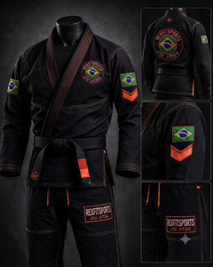 Uniforme Ligero de BJJ con Tejido de Perlas para Entrenamiento de MMA y Grappling, Uniforme de BJJ con Bordado Personalizado, Uniforme Premium de Jiu Jitsu Brasileño - Product Image 2