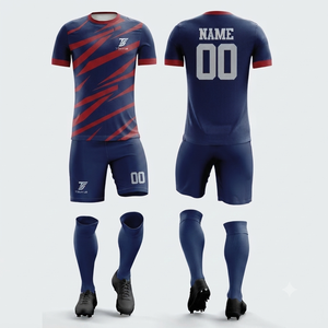 Conjunto de Camiseta de Fútbol Rosa y Blanca Sublimada, Uniforme Personalizado para Adultos Unisex, Manga Corta, Cuello Redondo, Secado Rápido y Transpirable - Product Image 2