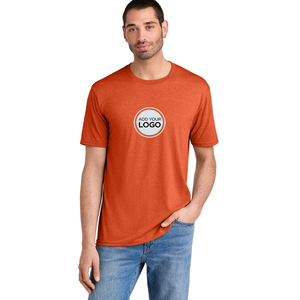 T-shirts coupe ample effet vieilli en mélange triple, vente en gros, usine de vêtements - Product Image 1