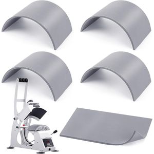 Set di 5 Tappetini in Silicone di Ricambio per Pressa a Caldo, 3,2 mm x 10 cm x 20 cm, Grigio, Resistenti al Calore per Macchine HTV - Product Image 1