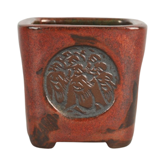 Pot à bonsaï en porcelaine sculptée Okaya Zeshin pour jardin - Product Image 2