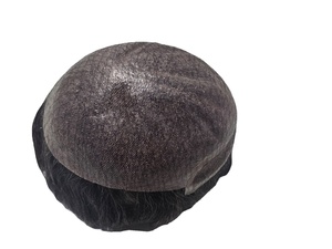 Bangladesh Taz Hair 100% Densité Remy Grade Perruque de toupet pour hommes avec base de peau Styles indiens crépus droits et vagues profondes - Product Image 6