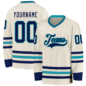 Personalized <b>Athletic</b> Hockey Jersey Premium Sportswear With Embroidered Applique And Sublimation Printing - Product Image 1