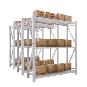 Estantes de almacenamiento de metal ligeros de 5 capas de diseño para almacén - Product Image 5