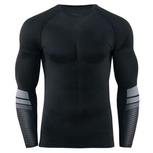 Rashguard BJJ Judo de haute qualité unisexe à manches longues, personnalisable OEM, 220g, respirant, Spandex/Polyester, pour adultes - Product Image 1