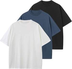 Camiseta Deportiva Personalizable de Manga Corta para Hombre, Cuello Redondo, Tejido Transpirable, 100% Algodón, Ropa Casual de Verano, Gran Venta - Product Image 1