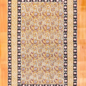 พรม100% ถักลายจากนักออกแบบทำด้วยมือทำจากผ้าฝ้ายพิมพ์ลาย jaipuri ซักได้ของตกแต่งสวนในร่ม - Product Image 1
