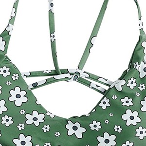 Nuevo Conjunto de Bikini Personalizado para Mujer, de Alta Calidad, Color Sólido, Logotipo Personalizado, 100% Poliéster, 6 Piezas, Tallas Grandes - Product Image 3