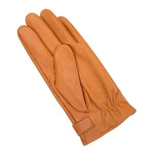 Gants d'hiver en cuir véritable pour hommes, longueur poignet, thermiques, unis, compatibles écran tactile, style décontracté et tendance - Product Image 5